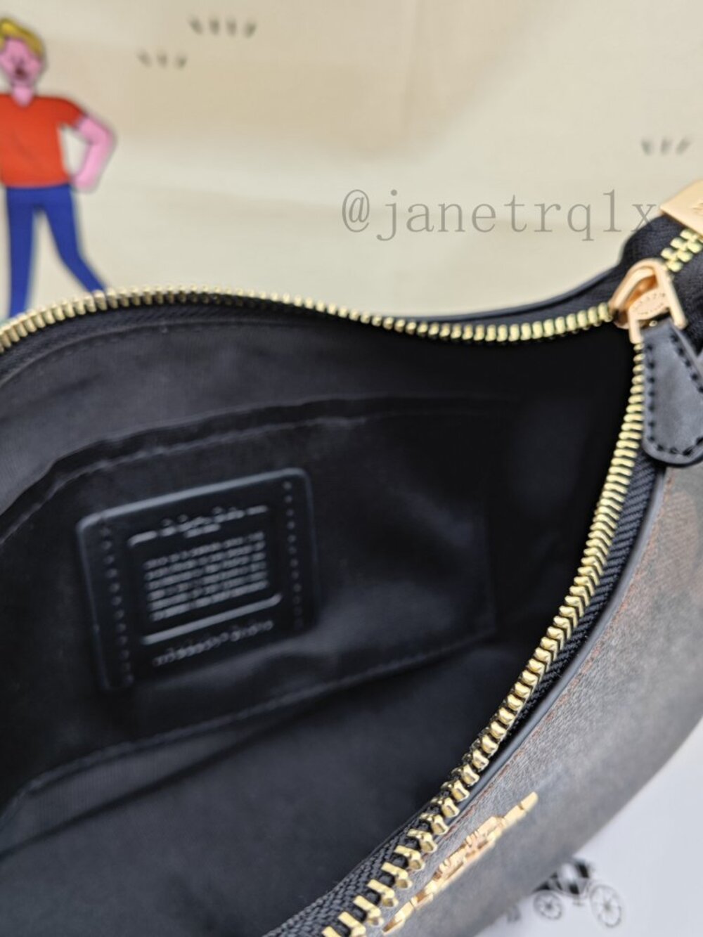 ๐ถ๐ถCoach Teri Shoulder Bag In Signature Canvas black - Picture 2 of 8